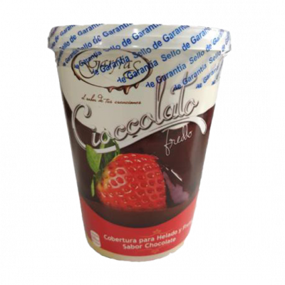 Cobertura chocolate liquida para helado Garfias