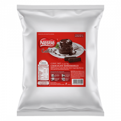NESTLÉ® tabletas de chocolate semiamargo 2.52kg